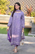 BR 2575-3 Pcs Embroidered Lawn Shirt with Embroidered Chifoon Dupatta